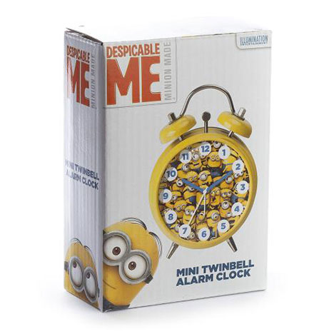 Minions Mini Twin Bell Alarm Clock Extra Image 1